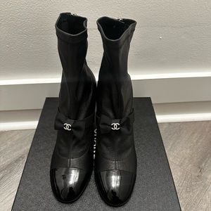 Brand New Chanel Bow Booties Size 41